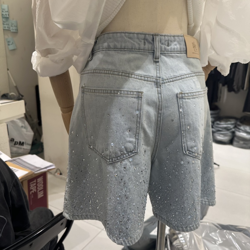 BLUEI-D/N SHARP韓國直郵女士新品熱賣職業休閑人氣短褲Blue i-d/N SHARP短褲