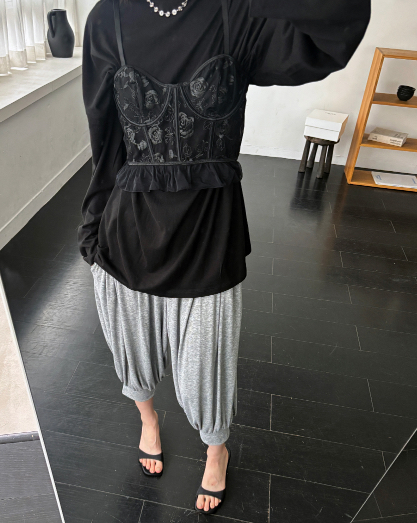 FLASH/I LOVE ME東大門代購女士新款時尚26春夏真品短褲FLASH/I LOVE ME短褲