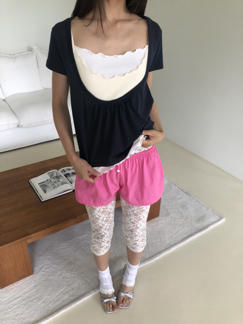 FLASH/I LOVE ME東大門直郵女士新品26春夏T恤不含內搭FLASH/I LOVE MET恤