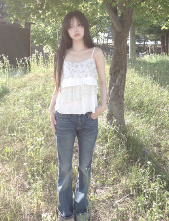 FLASH/I LOVE ME韓國代購女士新款時尚職業吊帶背心無袖FLASH/I LOVE ME吊帶/背心