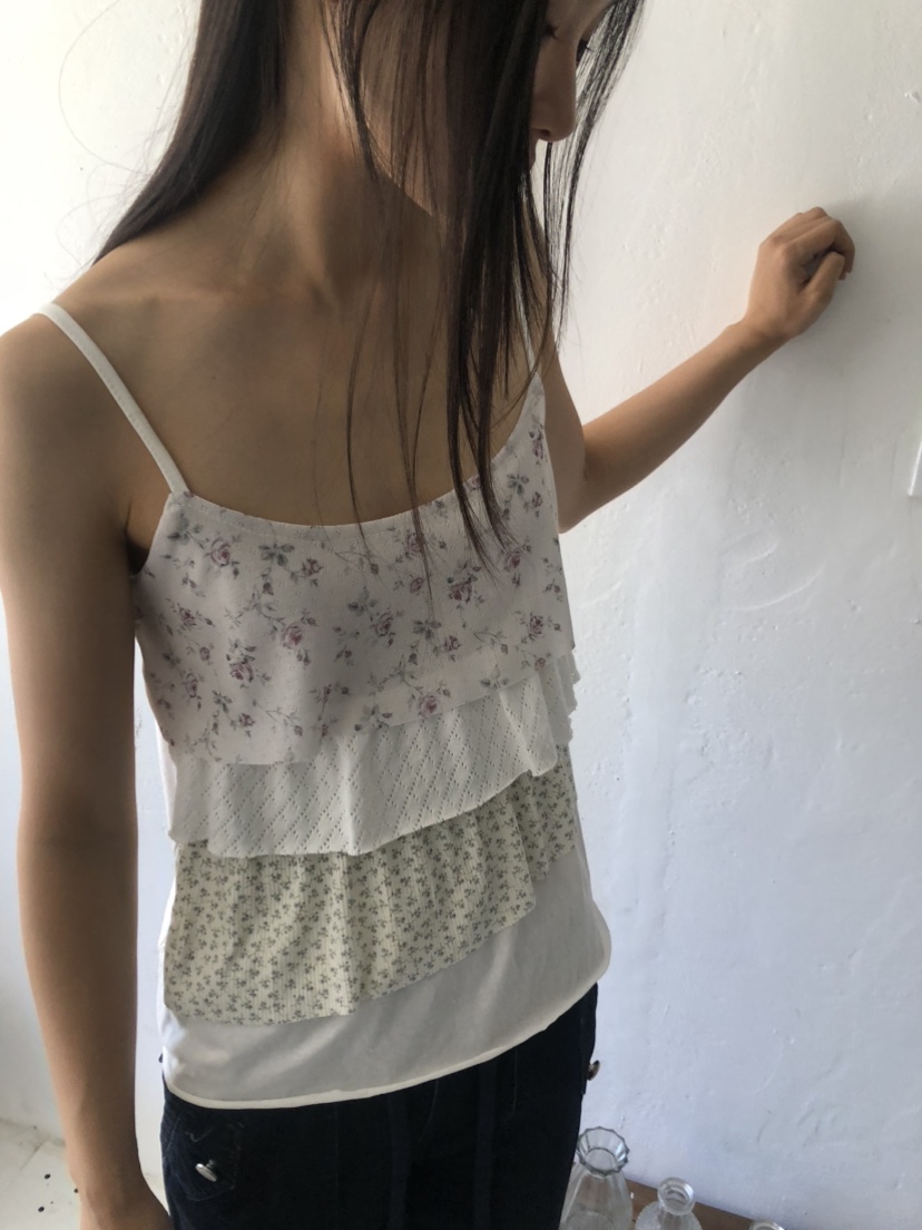 FLASH/I LOVE ME韓國代購女士新款時尚職業吊帶背心無袖FLASH/I LOVE ME吊帶/背心