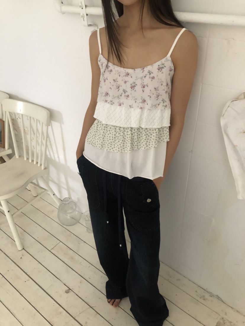 FLASH/I LOVE ME韓國代購女士新款時尚職業吊帶背心無袖FLASH/I LOVE ME吊帶/背心