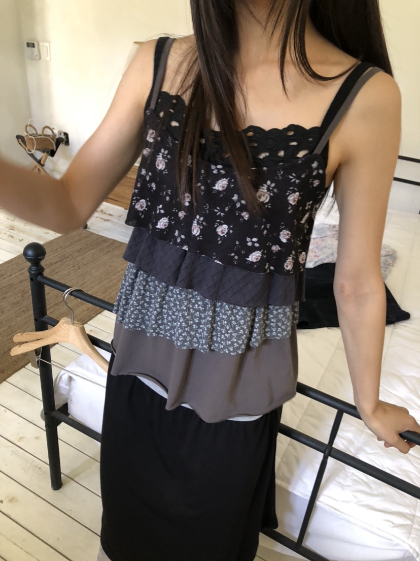 FLASH/I LOVE ME韓國代購女士新款時尚職業吊帶背心無袖FLASH/I LOVE ME吊帶/背心圖色3