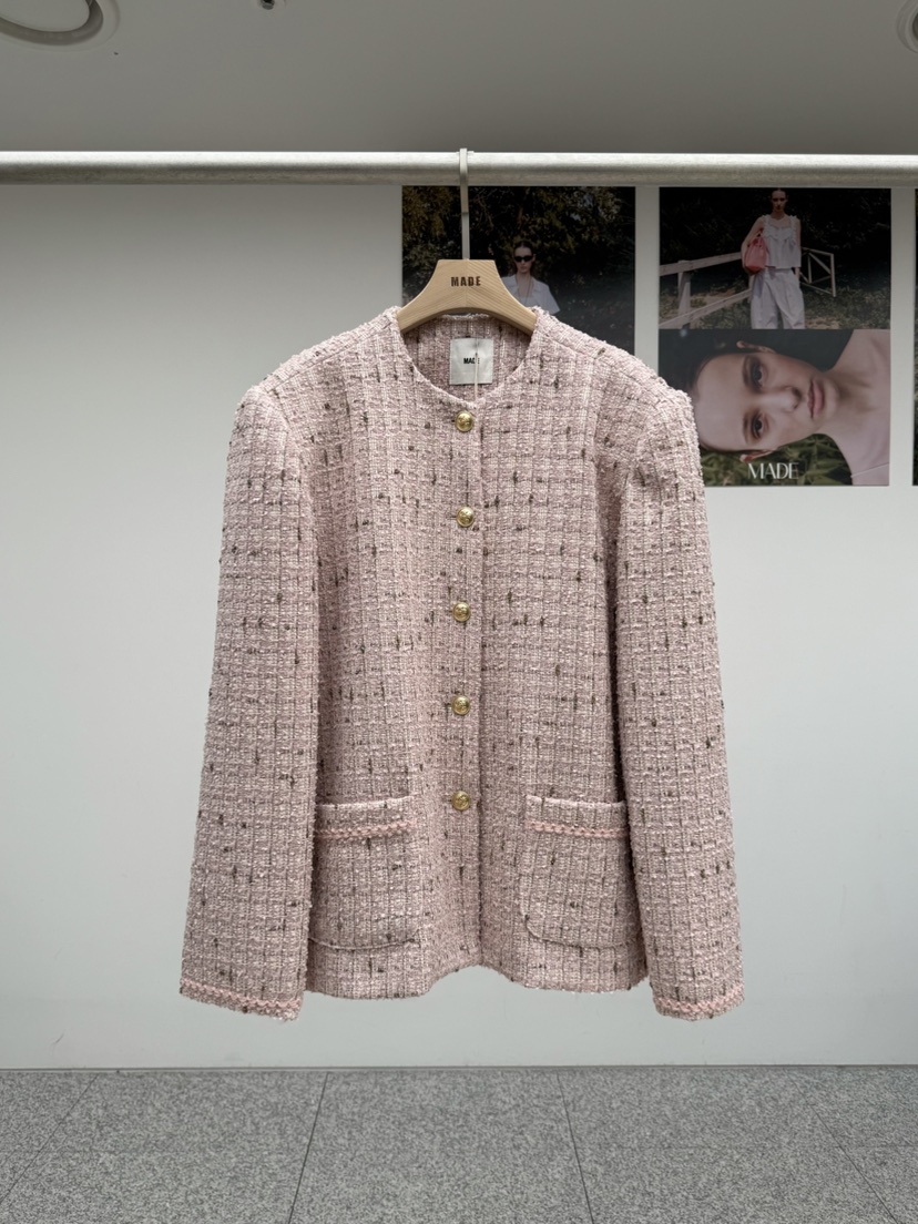 MADE-P東大門代購女裝新品時尚真品推薦熱賣職業夾克粗花呢MADE-P夾克圖色1