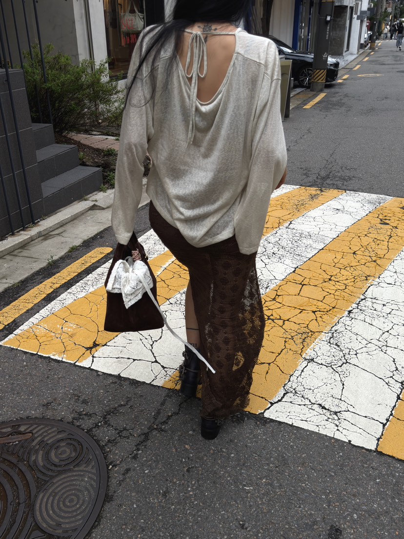 ABBEYLEE韓國直郵女士新品人氣26春夏推薦職業長裙不含腰帶ABBEYLEE長裙