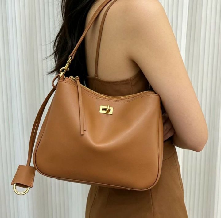 TROUVAILLE東大門實拍女裝新款休閑26春夏單肩斜跨包牛皮TROUVAILLE單肩/斜跨包