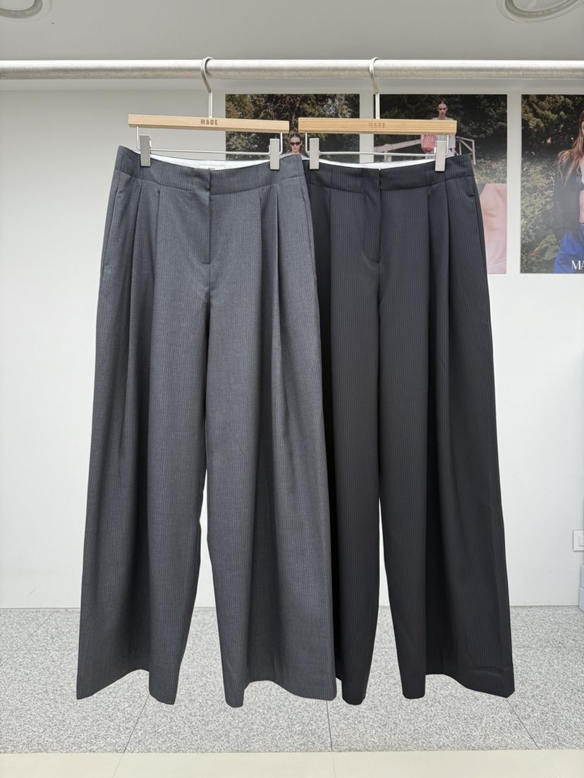 MADE-P東大門代購女裝新品熱賣職業真品時尚26春夏休閑褲MADE-P休閑褲