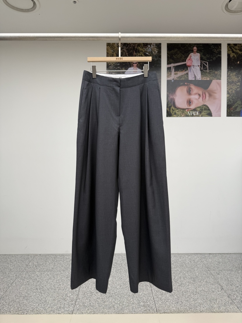 MADE-P東大門代購女裝新品熱賣職業真品時尚26春夏休閑褲MADE-P休閑褲圖色2