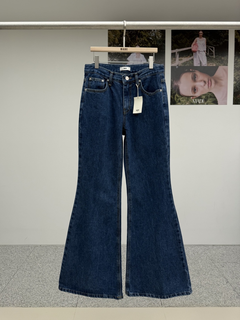 MADE-P韓國直郵女士新品人氣熱賣真品時尚推薦職業牛仔褲MADE-P牛仔褲圖色1