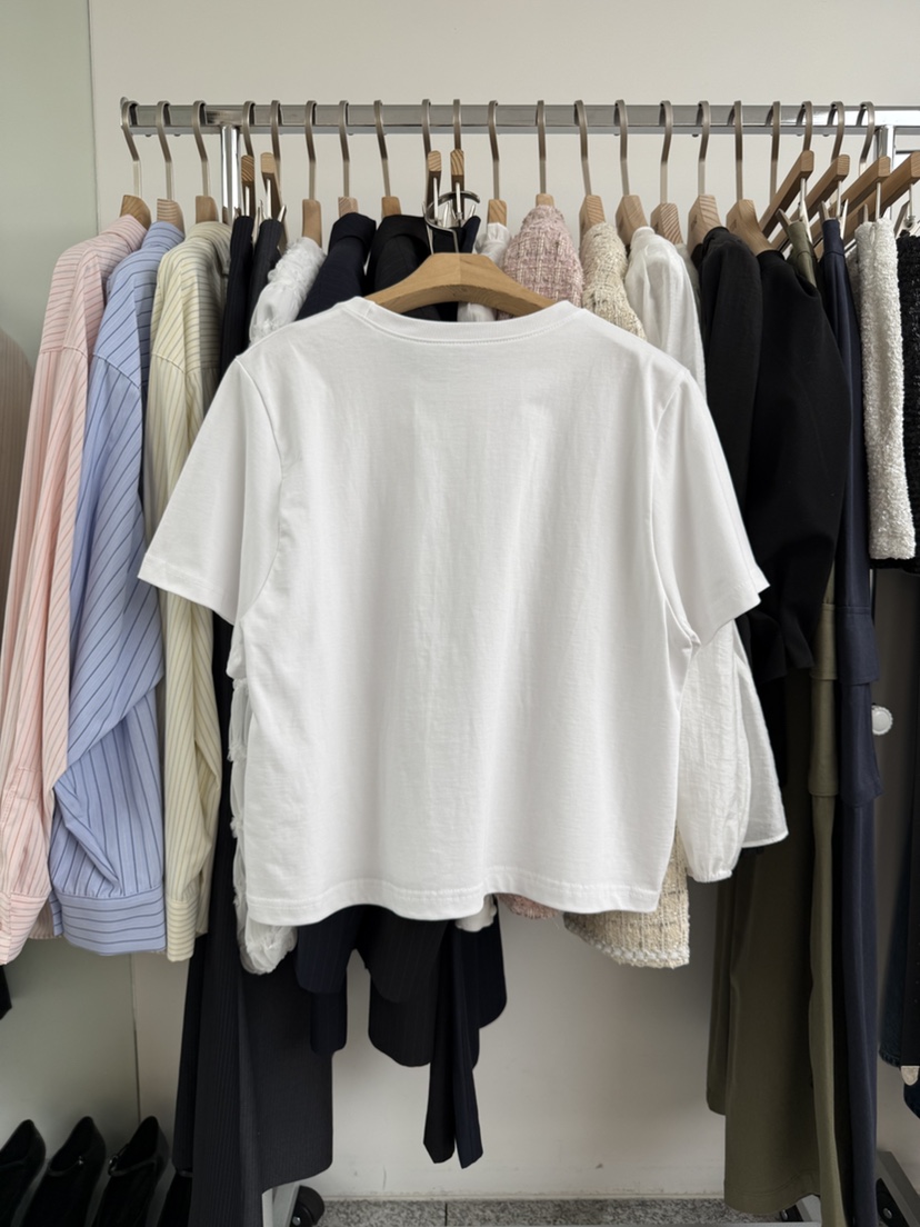 MADE-P東大門代購女裝新品休閑熱賣26春夏推薦職業真品T恤MADE-PT恤