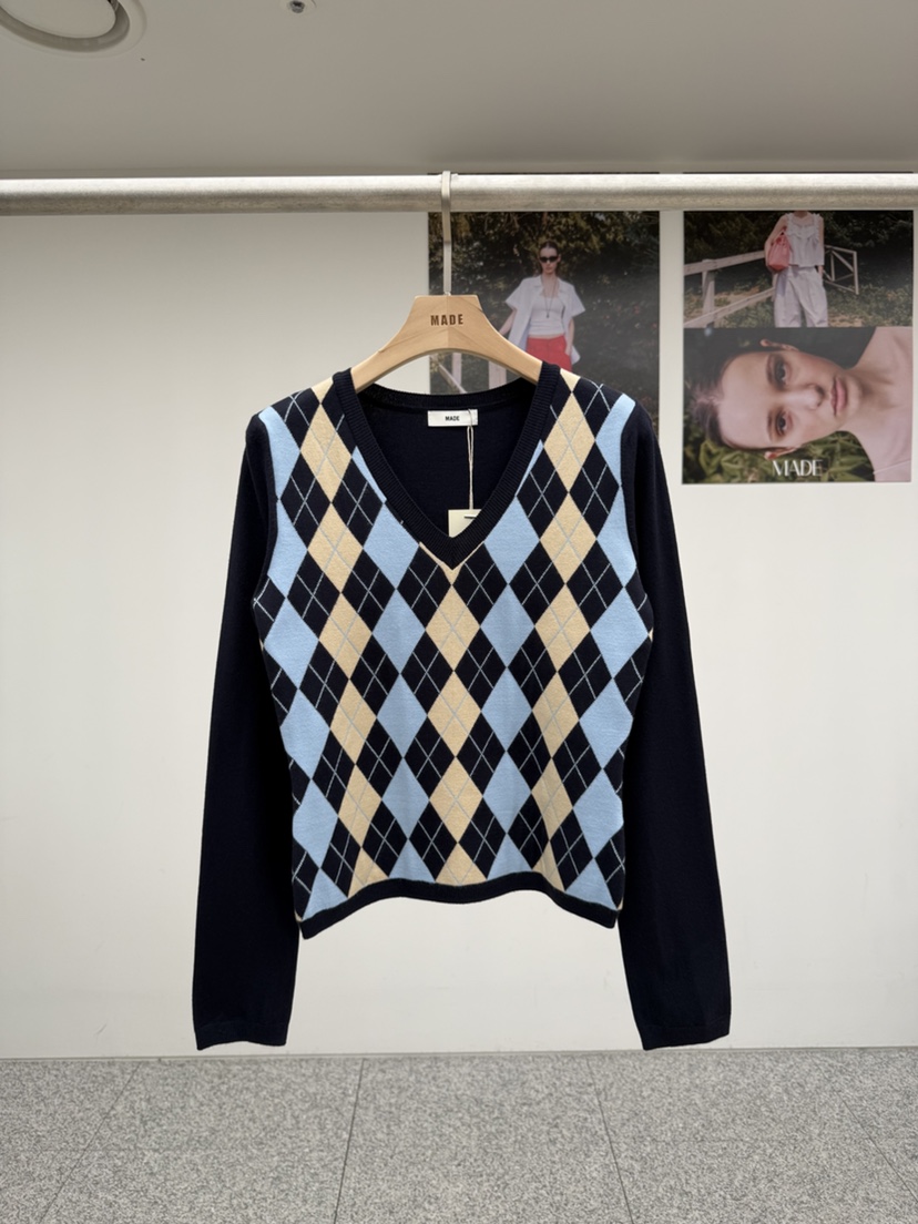 MADE-P東大門代購女士新品人氣26春夏休閑推薦時尚針織衫MADE-P針織衫圖色1
