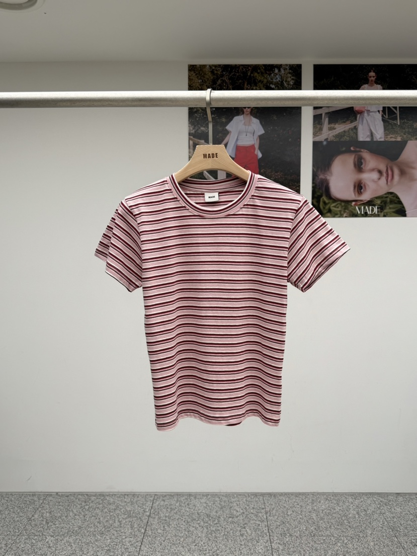 MADE-P韓國代購女裝新款真品時尚26春夏推薦人氣熱賣T恤MADE-PT恤圖色2