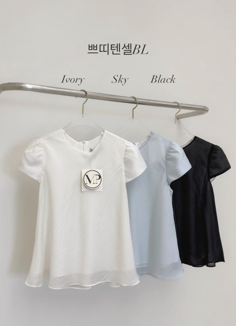 LE MASTERPLACE東大門代購女裝新款休閑推薦襯衫蕾絲衫天絲Le masterpiece襯衫/蕾絲衫圖色3左三色