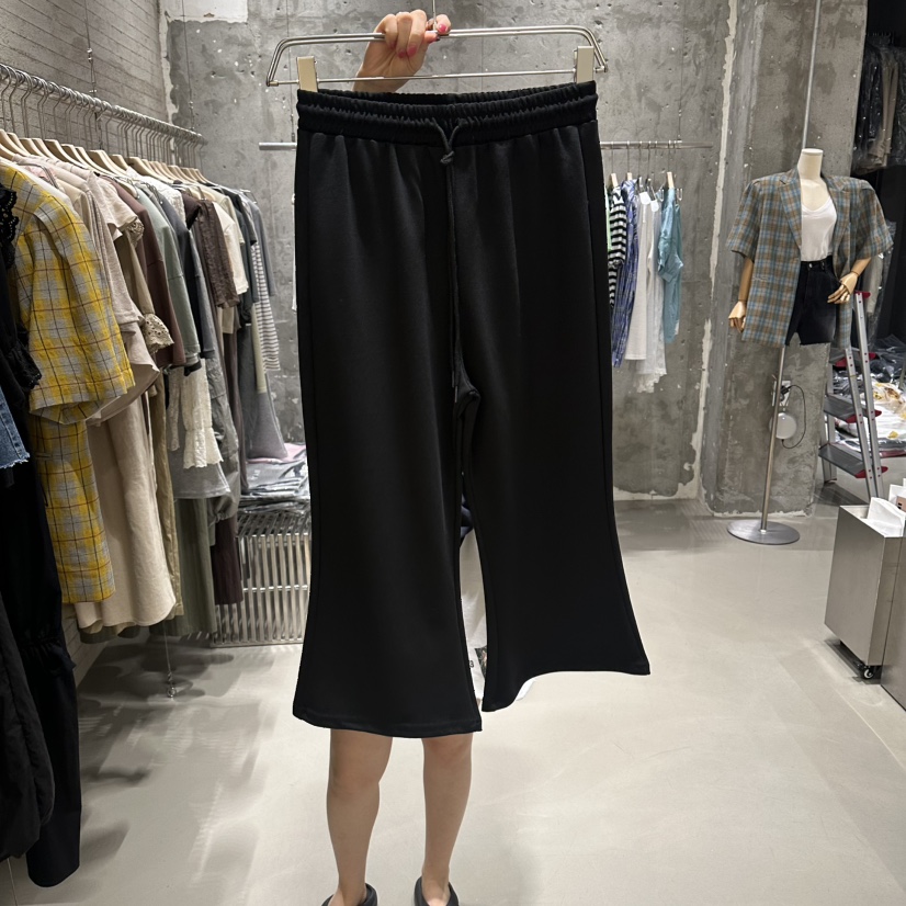 JUNI韓國代購女士新品職業人氣26春夏時尚休閑休閑褲九分褲my juni休閑褲圖色2
