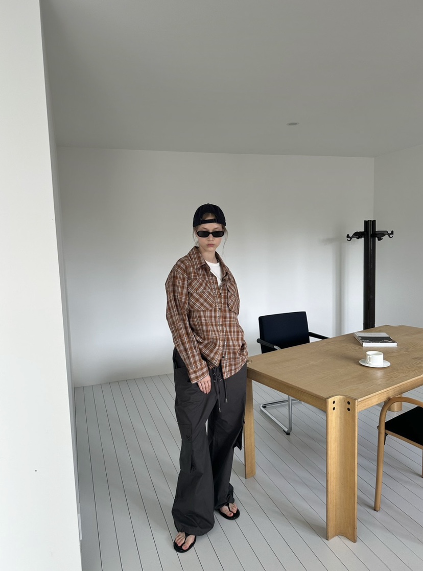 ZEROZERO東大門實拍女士新品時尚人氣休閑休閑褲工裝褲鏤空ZEROZERO休閑褲