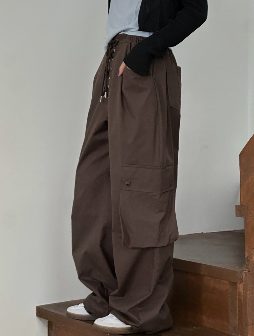 ZEROZERO東大門實拍女士新品時尚人氣休閑休閑褲工裝褲鏤空ZEROZERO休閑褲