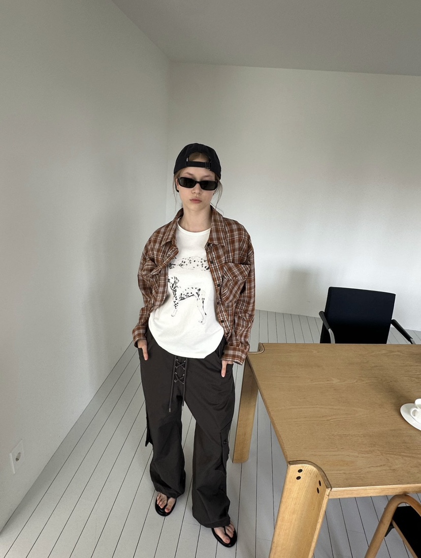 ZEROZERO東大門實拍女士新品時尚人氣休閑休閑褲工裝褲鏤空ZEROZERO休閑褲圖色3