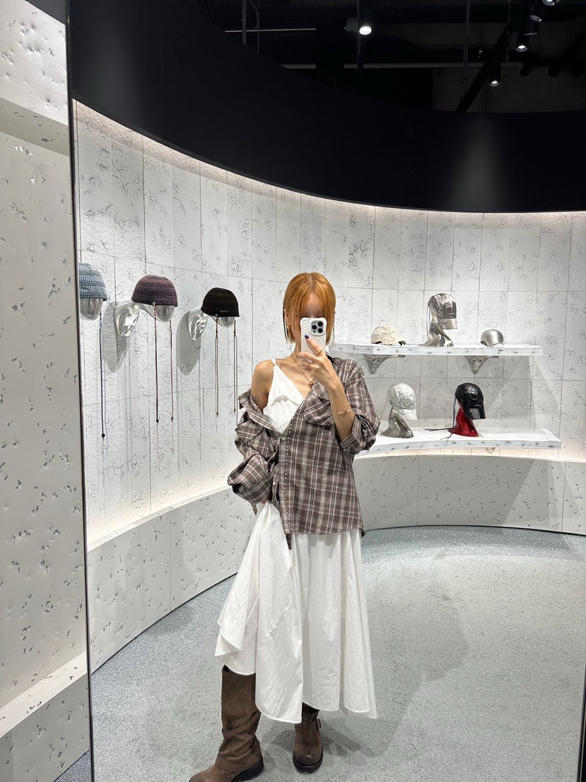 ZEROZERO東大門代購女裝新款真品休閑推薦襯衫蕾絲衫格子ZEROZERO襯衫/蕾絲衫