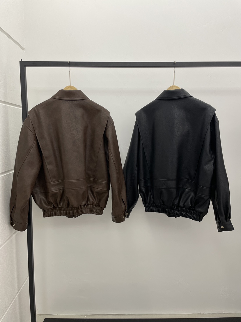 MOVENNE東大門實拍女裝新品真品推薦時尚休閑人氣皮衣皮革MOVENNE皮衣