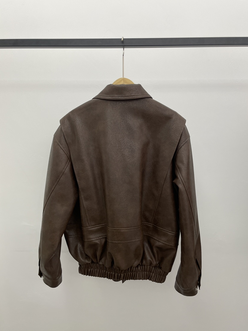 MOVENNE東大門實拍女裝新品真品推薦時尚休閑人氣皮衣皮革MOVENNE皮衣