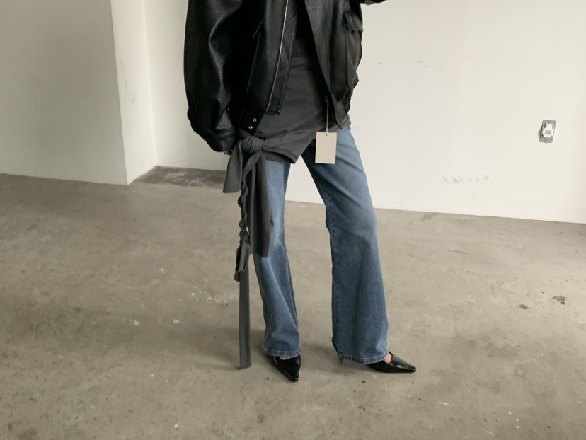 MOVENNE東大門實拍女裝新品真品推薦時尚休閑人氣皮衣皮革MOVENNE皮衣