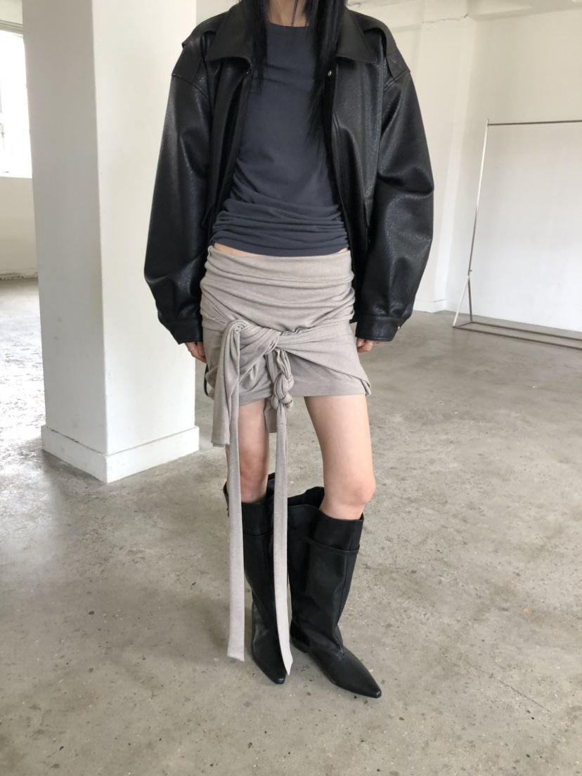 MOVENNE東大門實拍女裝新品真品推薦時尚休閑人氣皮衣皮革MOVENNE皮衣
