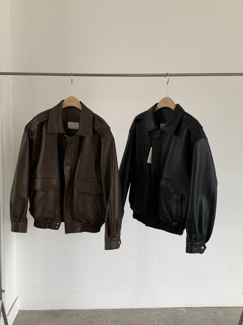 MOVENNE東大門實拍女裝新品真品推薦時尚休閑人氣皮衣皮革MOVENNE皮衣