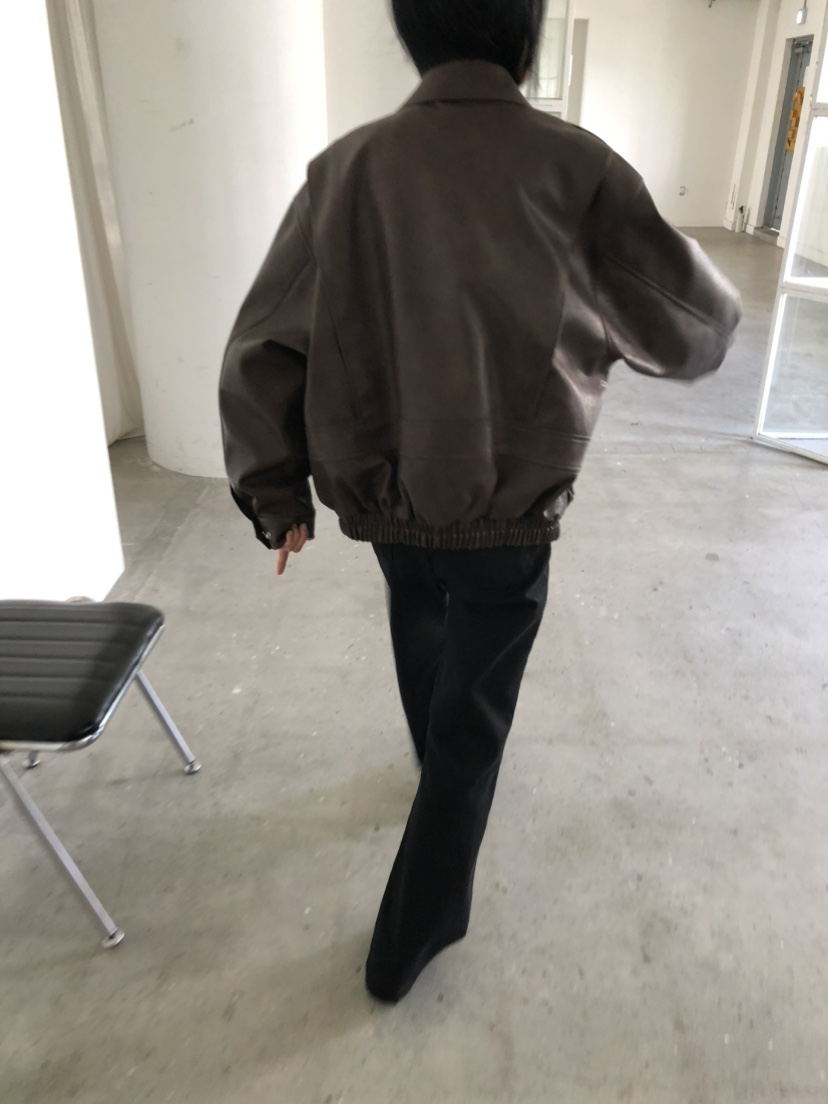 MOVENNE東大門實拍女裝新品真品推薦時尚休閑人氣皮衣皮革MOVENNE皮衣