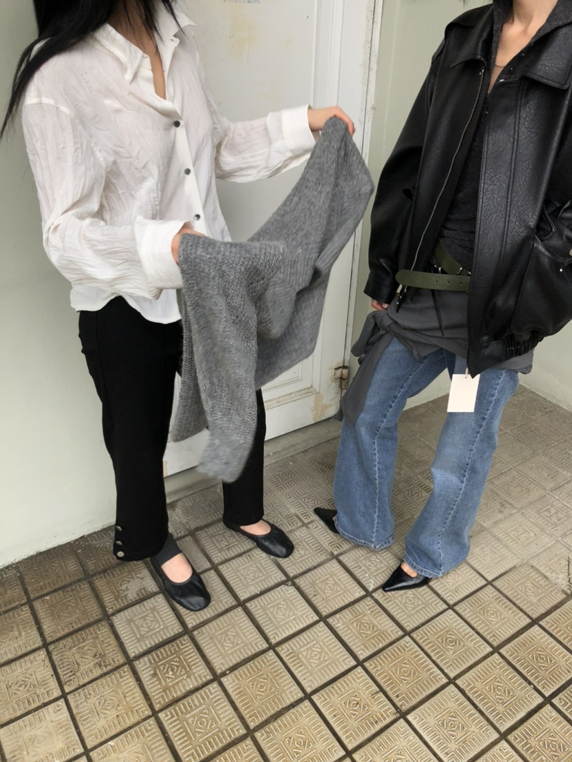 MOVENNE東大門實拍女裝新款人氣休閑時尚襯衫蕾絲衫金屬絲MOVENNE襯衫/蕾絲衫