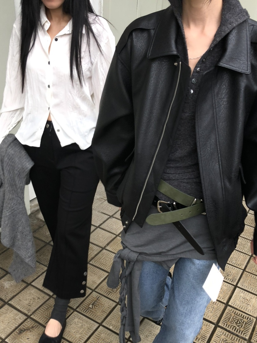 MOVENNE東大門實拍女裝新款人氣休閑時尚襯衫蕾絲衫金屬絲MOVENNE襯衫/蕾絲衫