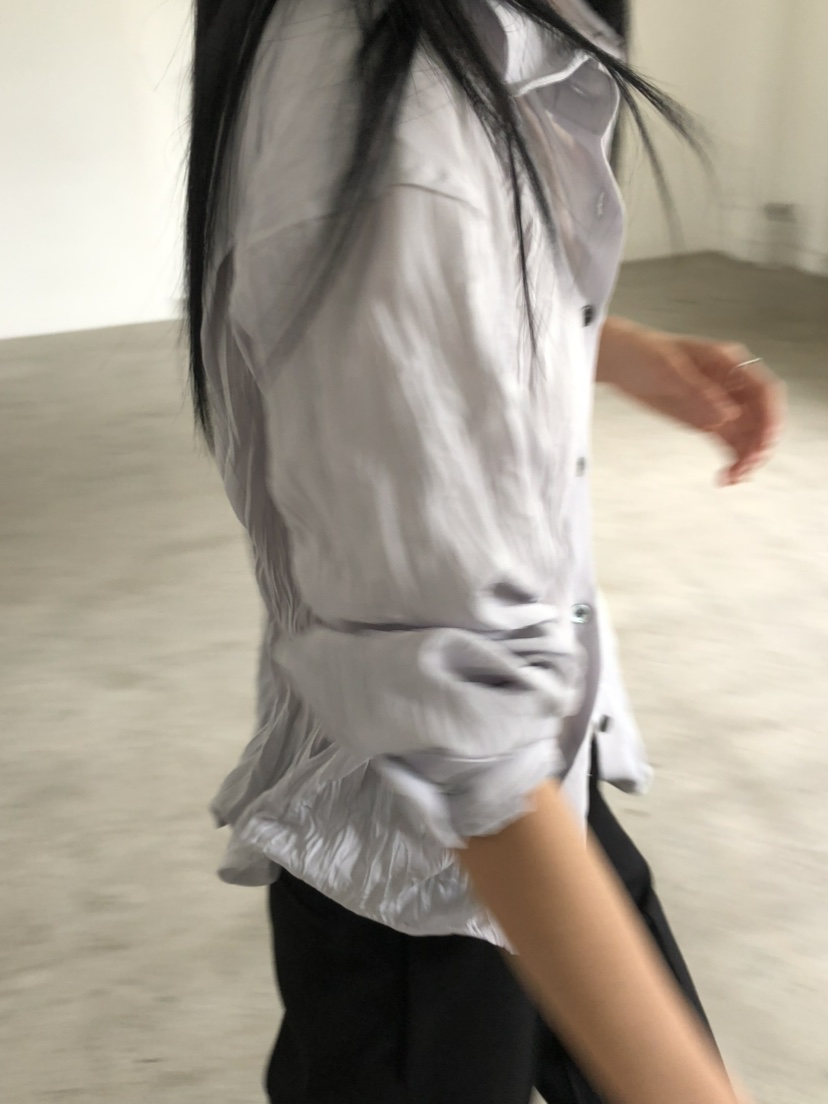 MOVENNE東大門實拍女裝新款人氣休閑時尚襯衫蕾絲衫金屬絲MOVENNE襯衫/蕾絲衫
