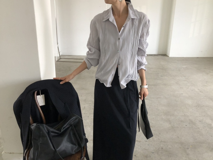 MOVENNE東大門實拍女裝新款人氣休閑時尚襯衫蕾絲衫金屬絲MOVENNE襯衫/蕾絲衫
