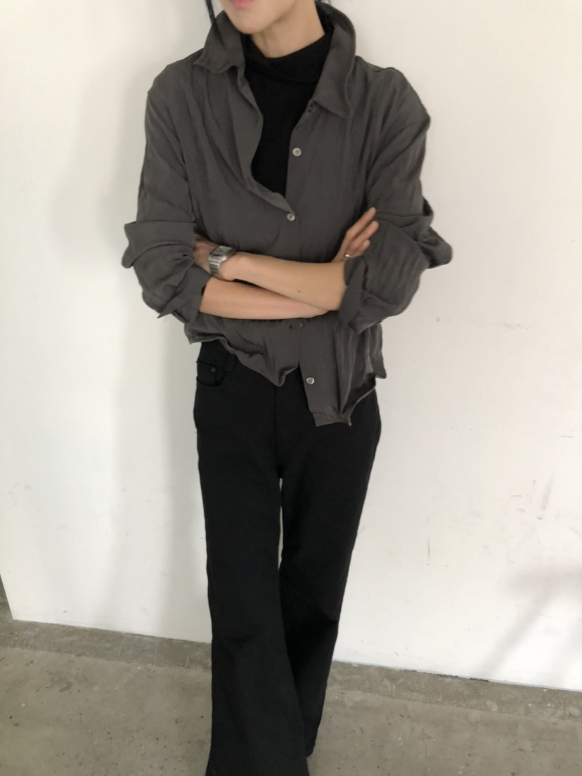 MOVENNE東大門實拍女裝新款人氣休閑時尚襯衫蕾絲衫金屬絲MOVENNE襯衫/蕾絲衫