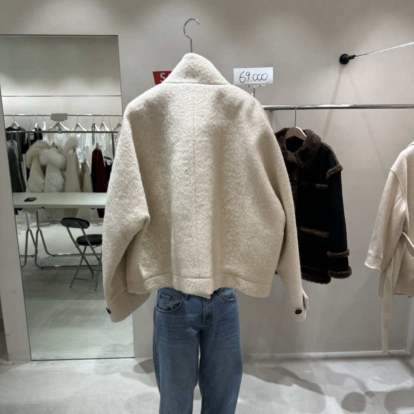 Color B韓國直郵女士新款26夏季時尚真品人氣熱賣短款大衣Color B短款大衣