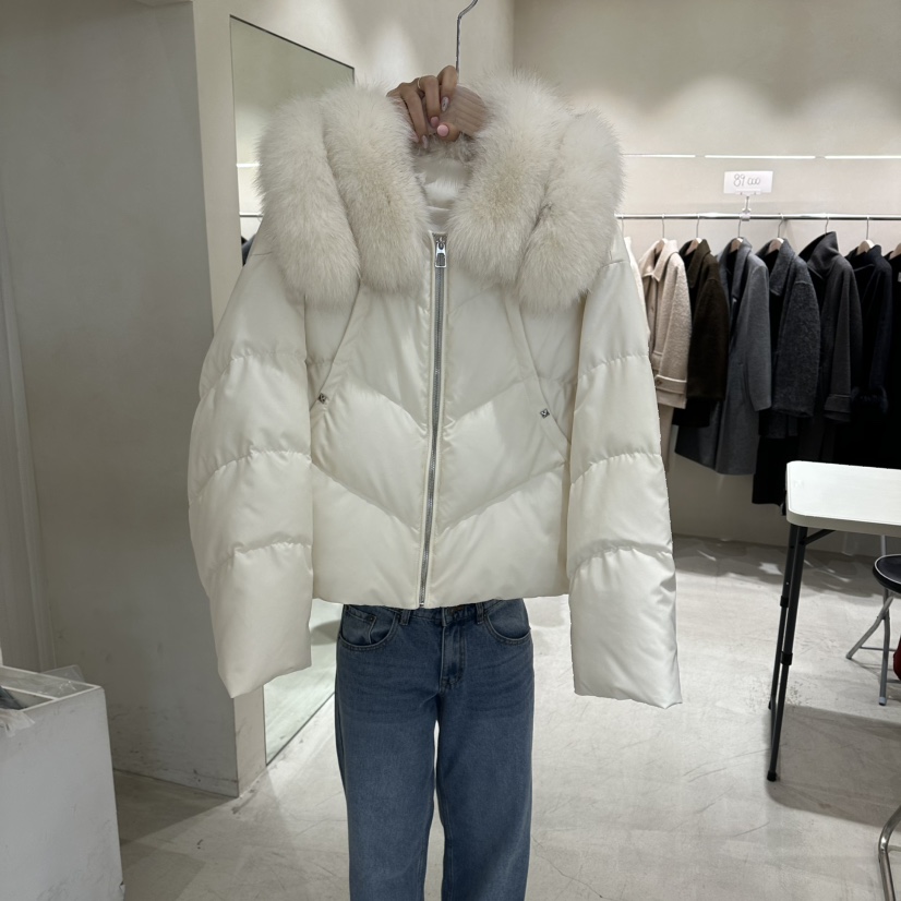 Color B東大門代購女裝新品時尚休閑真品推薦短款羽絨服Color B短款羽絨服圖色1