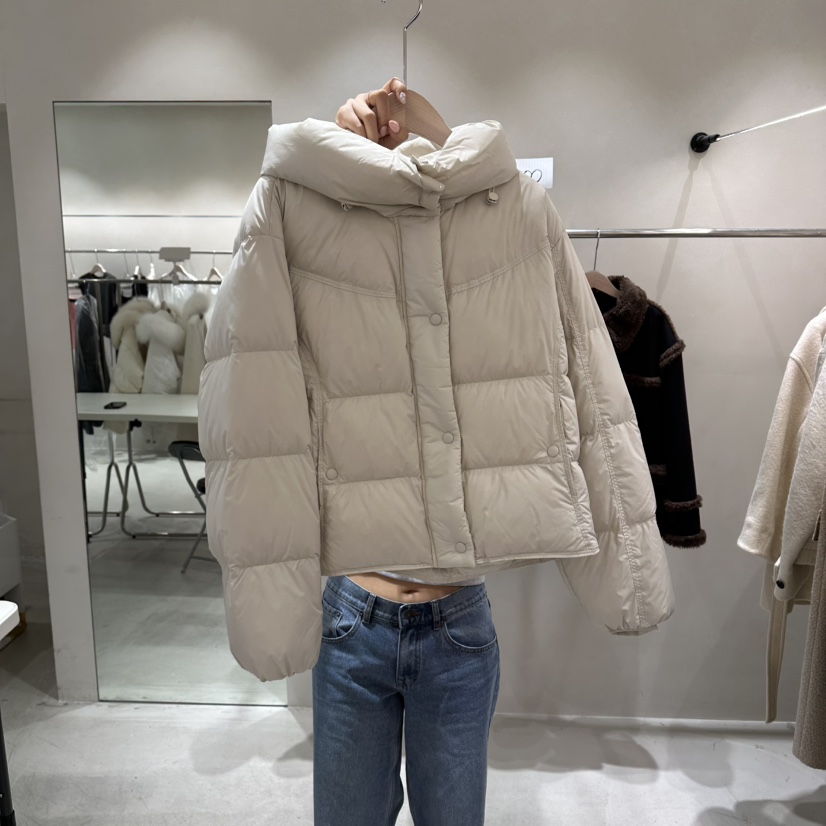 Color B東大門代購女士新款熱賣人氣推薦真品休閑短款棉服Color B短款棉服圖色1