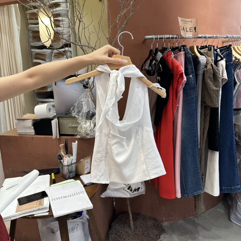 MIENNE韓國代購女士新品休閑時尚26夏季人氣熱賣吊帶背心MIENNE吊帶/背心
