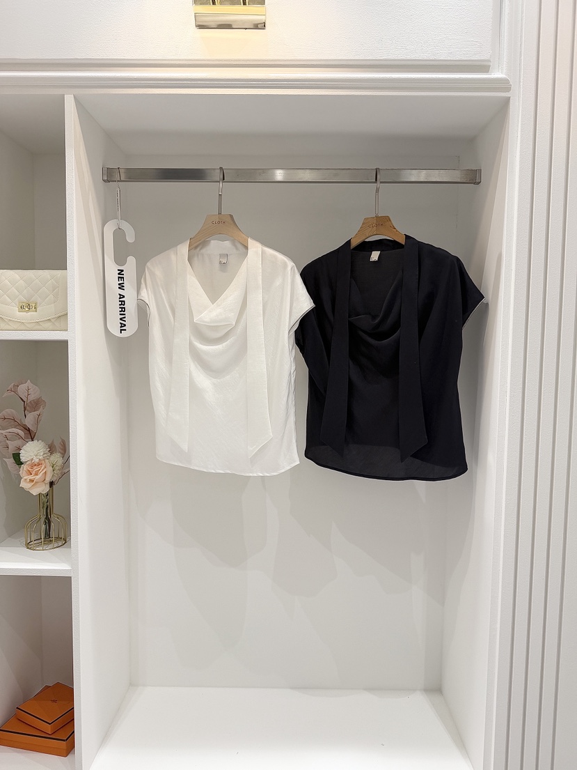 CLOTH韓國代購女裝新品時尚熱賣休閑人氣襯衫蕾絲衫系帶垂墜CLOTH襯衫/蕾絲衫