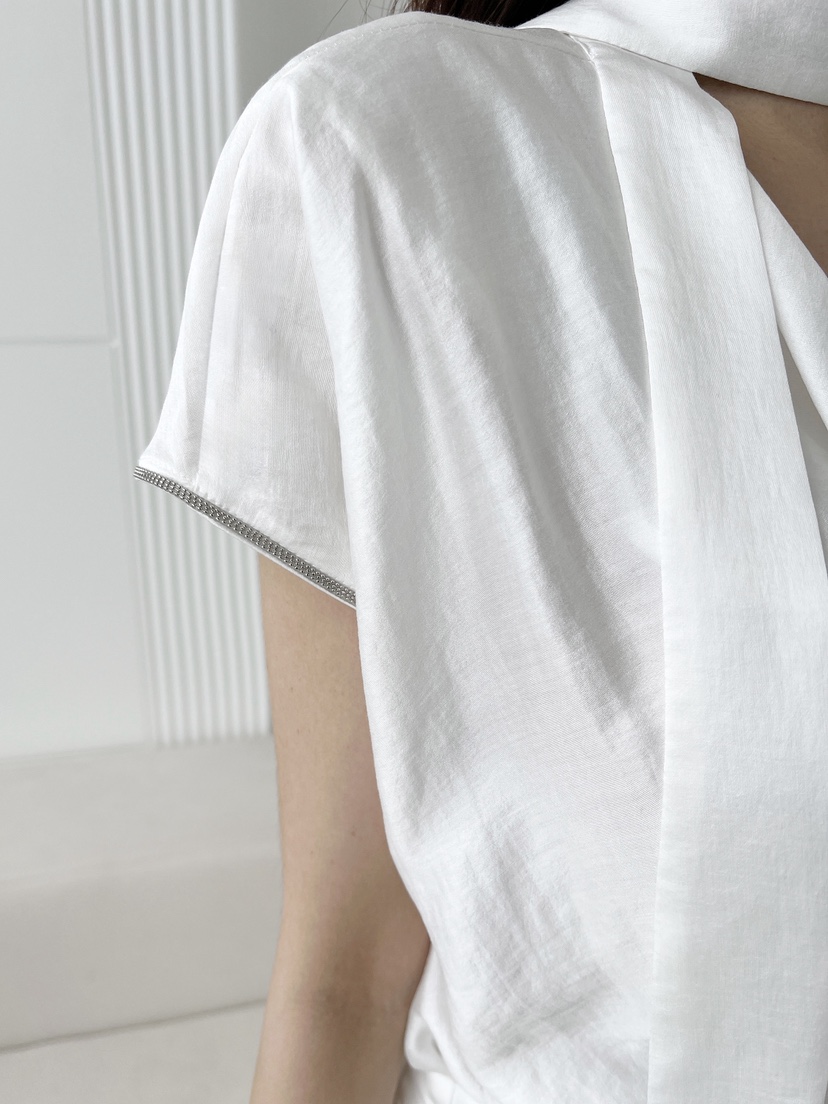 CLOTH韓國代購女裝新品時尚熱賣休閑人氣襯衫蕾絲衫系帶垂墜CLOTH襯衫/蕾絲衫
