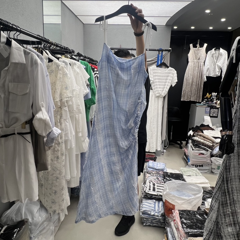 TANIA韓國代購女裝新品休閑推薦真品時尚熱賣26夏季連衣裙格子TANIA連衣裙圖色1