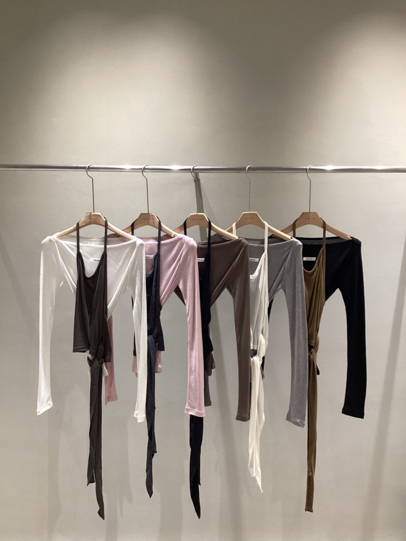 NEAR LEAP-P東大門實拍女裝新品職業推薦時尚長袖T恤船領NEAR LEAP/The N:L長袖T恤