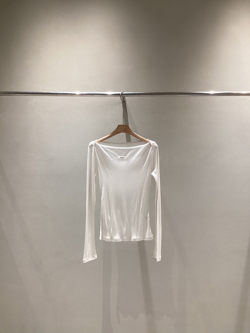 NEAR LEAP-P東大門實拍女裝新品職業推薦時尚長袖T恤船領NEAR LEAP/The N:L長袖T恤圖色1