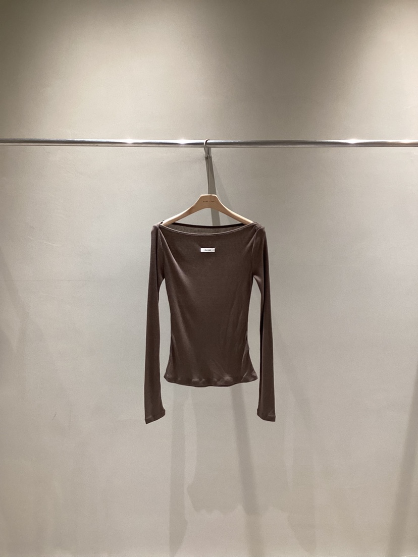 NEAR LEAP-P東大門實拍女裝新品職業推薦時尚長袖T恤船領NEAR LEAP/The N:L長袖T恤圖色2
