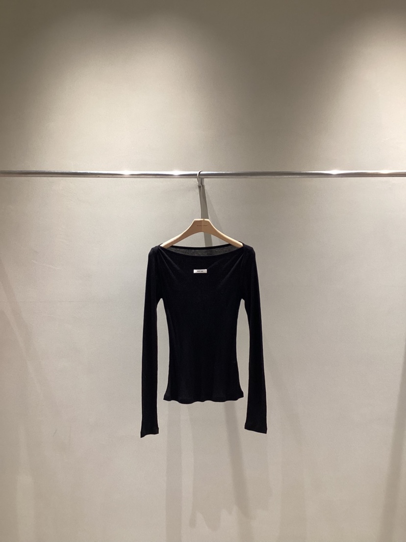 NEAR LEAP-P東大門實拍女裝新品職業推薦時尚長袖T恤船領NEAR LEAP/The N:L長袖T恤圖色5