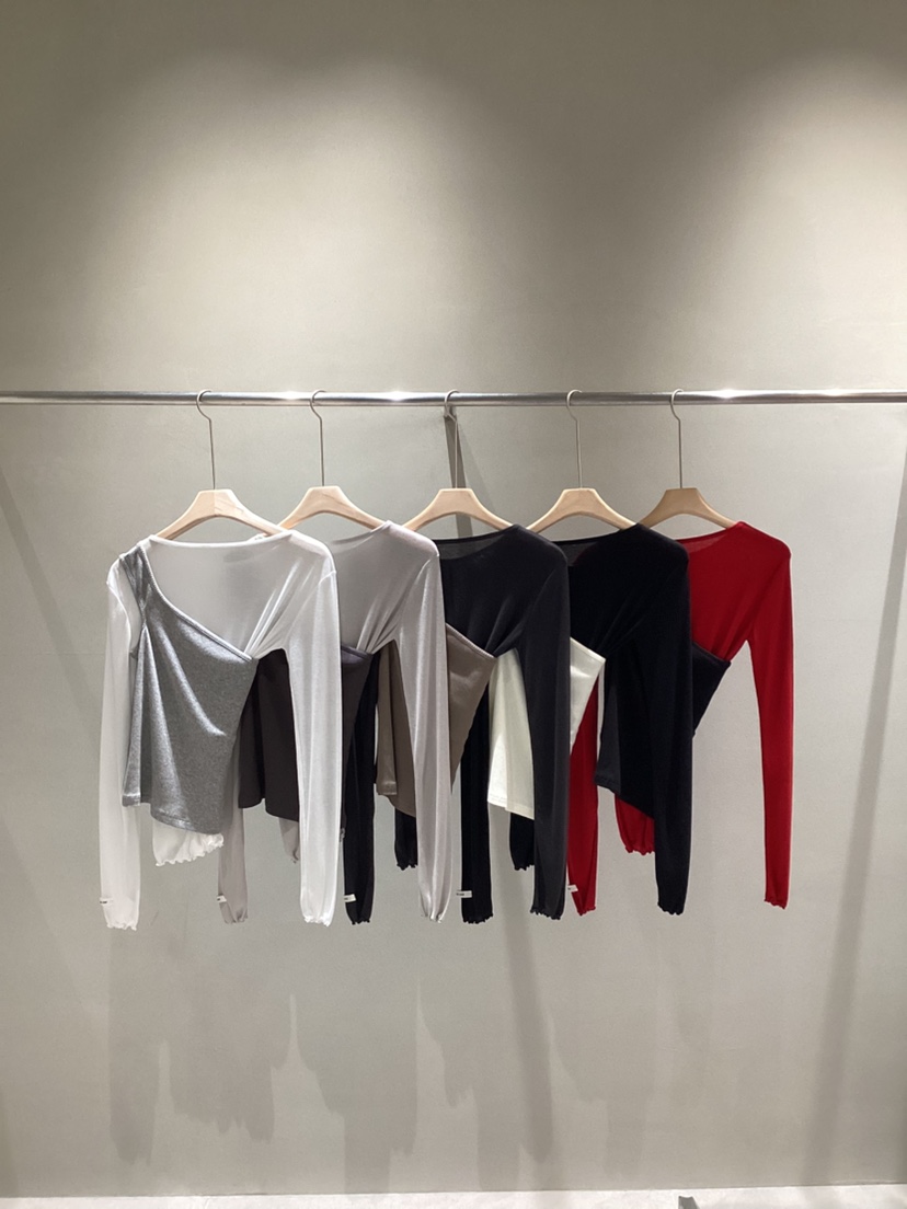 NEAR LEAP-P東大門直郵女裝新品真品職業休閑時尚長袖T恤NEAR LEAP/The N:L長袖T恤