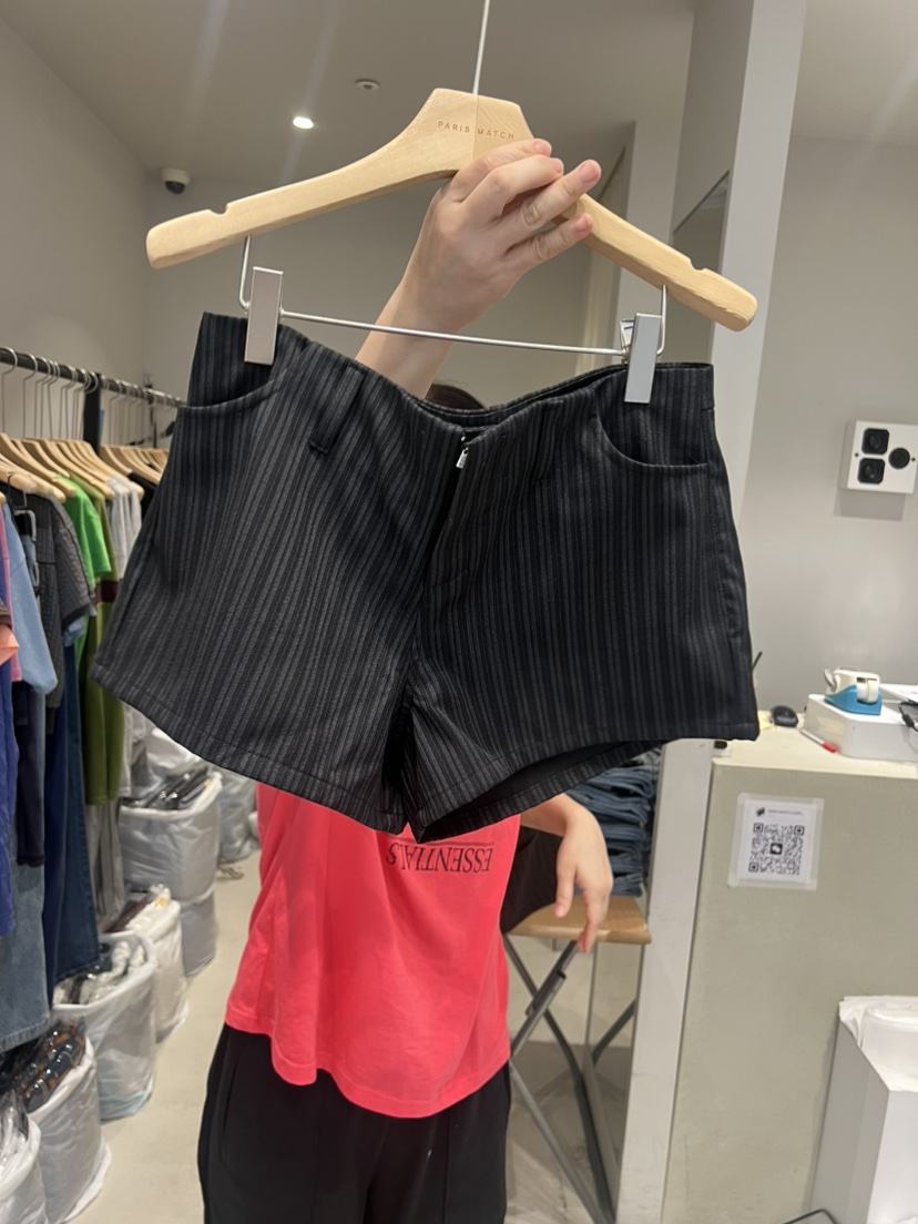 PARIS MATCH韓國直郵女裝新品休閑人氣時尚熱賣26春夏短褲PARIS MATCH短褲圖色2黑