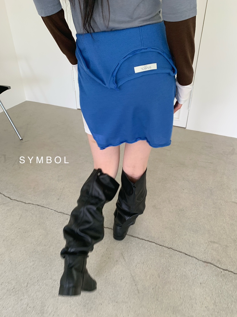 SYMBOL東大門代購女士新品休閑推薦熱賣26春夏針織衫透明SYMBOL針織衫