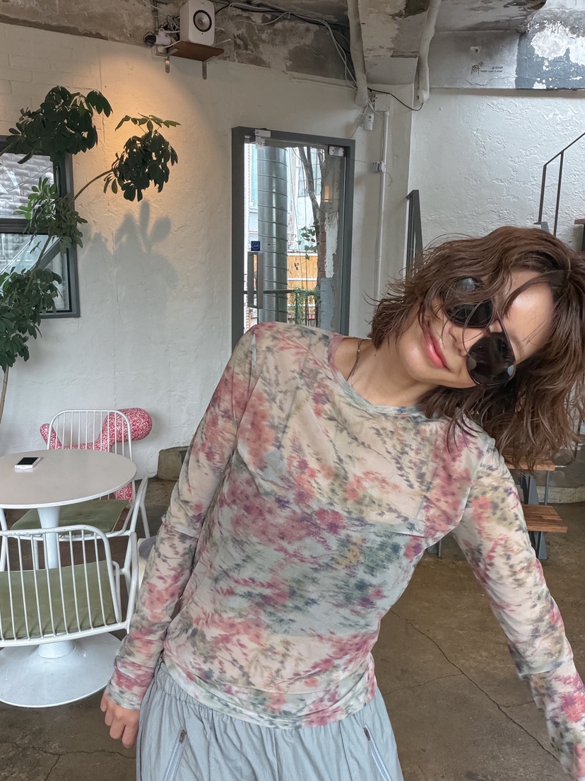 PARIS MATCH東大門代購女士新品26春夏時尚職業真品長袖T恤PARIS MATCH長袖T恤圖色1