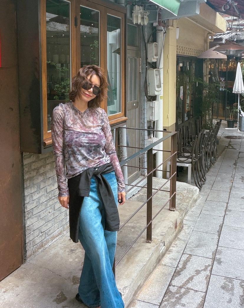 PARIS MATCH東大門代購女士新品26春夏時尚職業真品長袖T恤PARIS MATCH長袖T恤圖色2