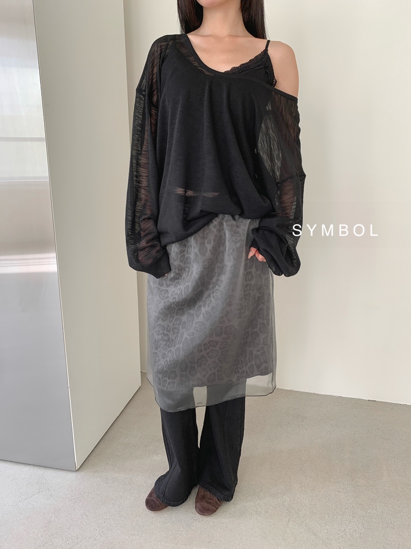 SYMBOL東大門實拍女裝新品推薦真品職業熱賣針織衫不含內搭SYMBOL針織衫